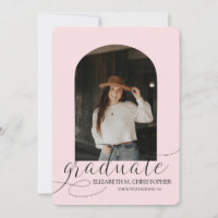 Graduação de Colagem de Fotos em Arco Rosa 5 Chic