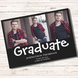 Anúncio Graduação de Colagem de Fotos Moderna