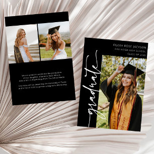 Anúncio Graduação de Colagem de Fotos Moderna Trendy 3