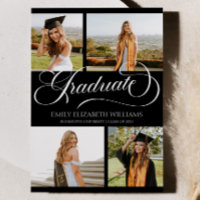 Graduação de Colagem de Fotos Personalizada Elegan