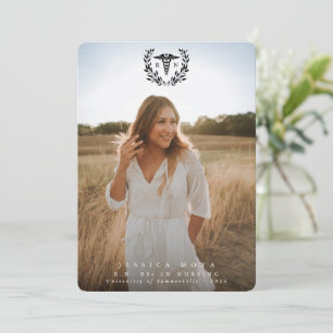 Anúncio Graduação de Enfermeiro Registrada Black Caduceu