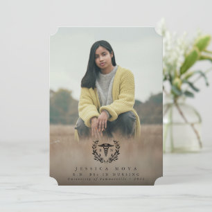 Anúncio Graduação de Enfermeiro Registrada Black Caduceus 