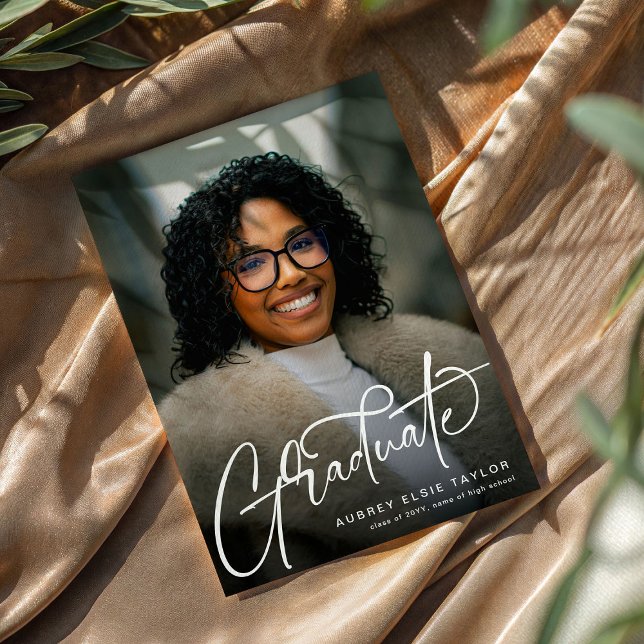 Anúncio Graduação de Foto com Script de Formando de Tendy (Criador carregado)