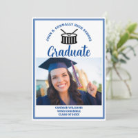 Graduação de Foto de Banda Azul