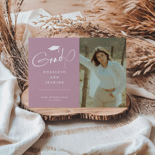 Anúncio Graduação de Foto de Formando Moderno