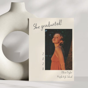 Anúncio Graduação de Foto de Mais velho Exclusiva de Tendê