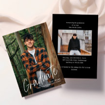 Graduação de Foto de Script Manuscrito