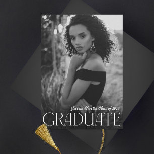 Anúncio Graduação de Foto de Simplicidade Moderna