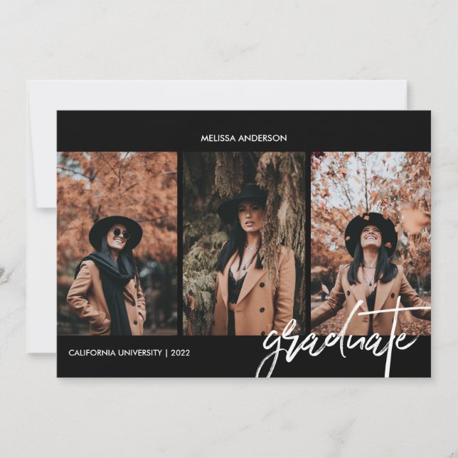 Anúncio Graduação de Foto do Script Chic 3 (Frente)