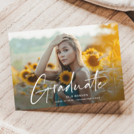 Anúncio Graduação de Foto do Script Moderno 2