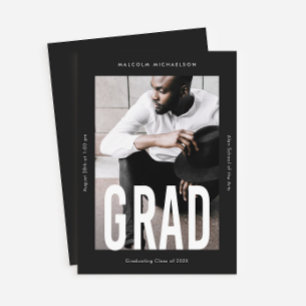 Anúncio Graduação de Foto Moderna do Tipo Um Alto