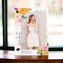 Graduação de fotobbotânica com brilho Dourado