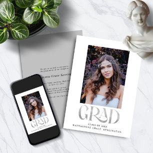 Anúncio Graduação de Fotografia com Tipografia de Tiras 