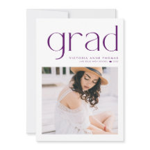 Graduação de Fotografia de Tipografia Minimalista 