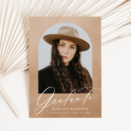 Anúncio Graduação de Fotografias do Arco de Aquarelas de A