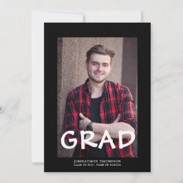 Anúncio Graduação de fotos minimalista