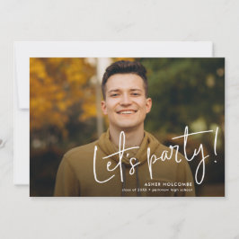 Anúncio Graduação de Fotos Simples com Formando de Script 