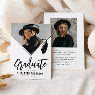 Anúncio Graduação de Fotos Tassel Cap