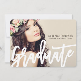 Anúncio Graduação de Script de Formando Simples