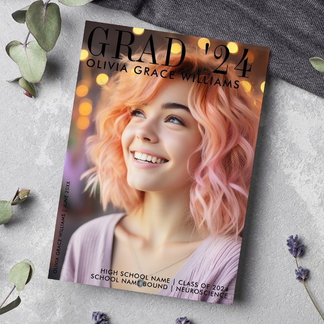 Anúncio Graduação de sobreposição da Revista Moderna 2024 (Criador carregado)