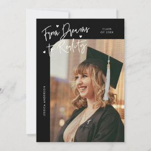 Anúncio Graduação de Sonhos para a Realidade Foto Curva Pr
