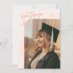 Anúncio Graduação de Sonhos para a Realidade Foto em Curva