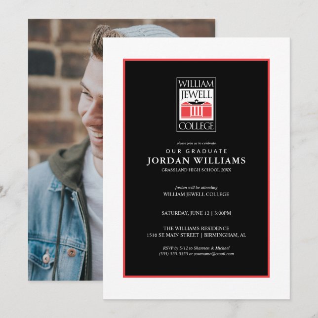 Anúncio Graduação de William Jewell (Frente/Verso)
