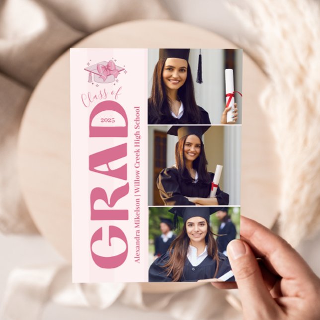 Anúncio Graduação do Arco Coquette Pink 3 Photos (Criador carregado)