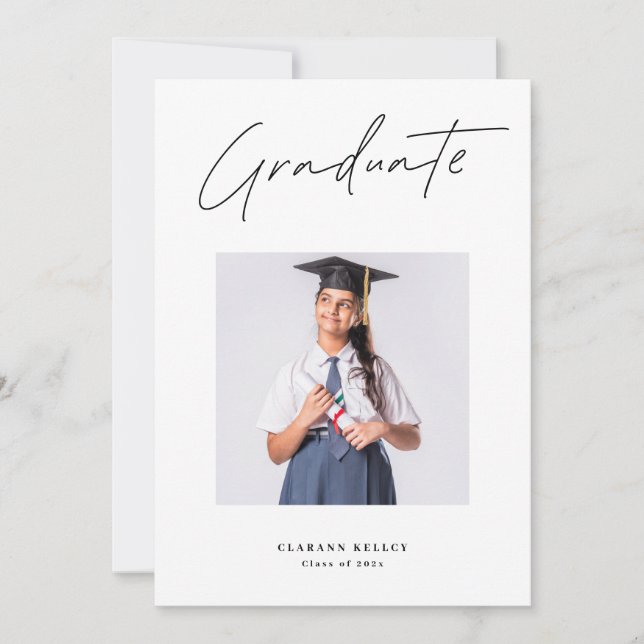 Anúncio GRADUAÇÃO DO Formando de Fotografias Quadrado da U (Frente)