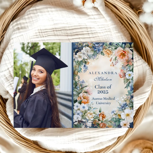 Anúncio Graduação do Jardim dos Prados de Flores Selvagens (Criador carregado)