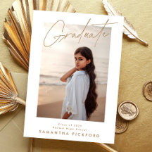 Graduação do Segundo grau 2 Sided Photo 2025