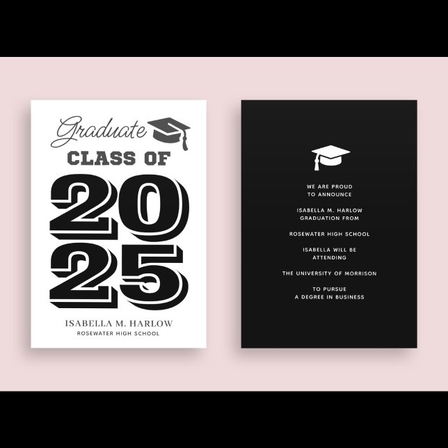 Anúncio Graduação do Segundo grau Formando 2025 (Criador carregado)