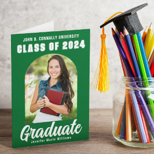 Anúncio Graduação dobrada do Arco Moderno de Foto do Forma