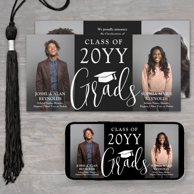 Anúncio Graduação Dupla 2 Formando Foto Coletiva Branca Pr (Criador carregado)