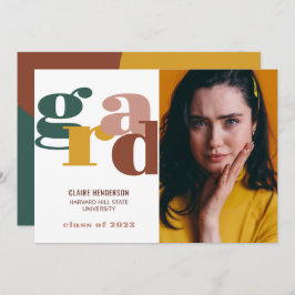 Anúncio Graduação em Negrito Retroativo Moderno com Forman