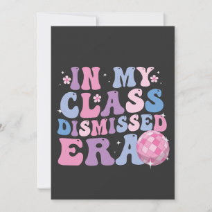 Anúncio Graduação Engraçada Na Minha Classe Retro Da Era D