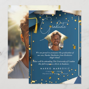 Anúncio Graduação Filho I Azul