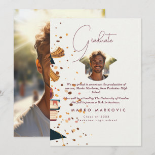 Anúncio Graduação Filho I Vermelho