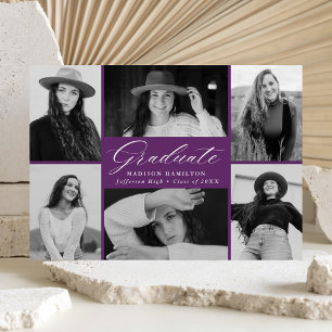 Anúncio Graduação Graceful Formando 6 Photo Collage