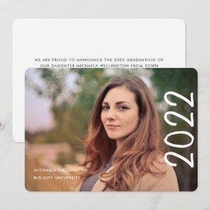 Anúncio Graduação moderna da Universidade de Fotografias