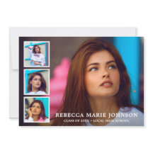 Graduação Moderna de Colagem de Fotos Simples