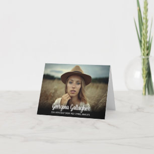 Anúncio Graduação Moderna em Negrito Foto   Nome Graduado 