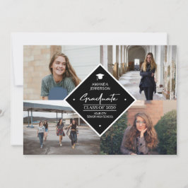 Anúncio Graduação: moderna escrita elegante 4 foto colagem