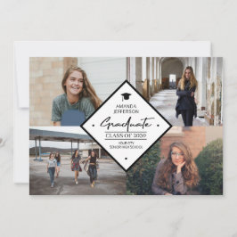 Anúncio Graduação: moderna escrita elegante 4 foto colagem