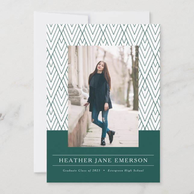 Anúncio Graduação Moderna Verde (Frente)