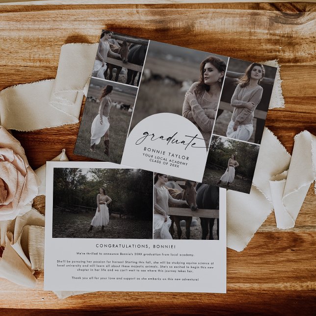 Anúncio Graduação Multifotônica do Formando Arch Moderno (Criador carregado)