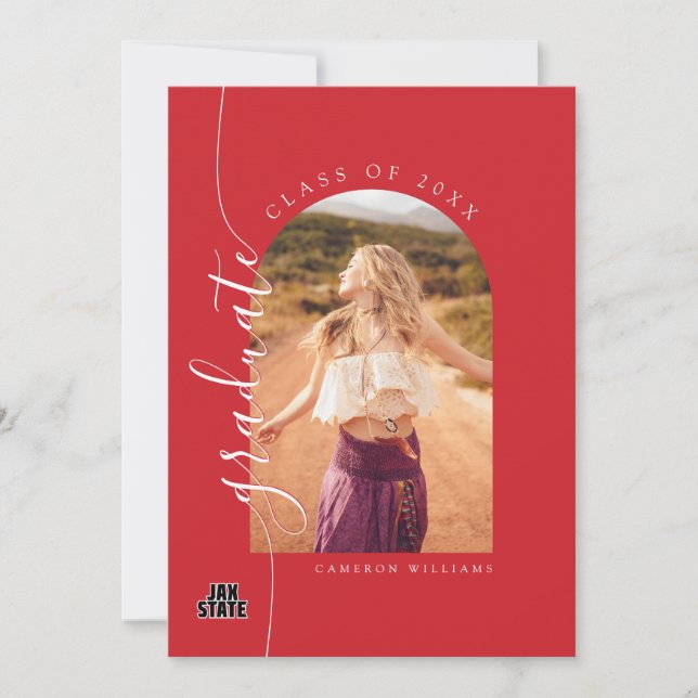 Anúncio Graduação na Jacksonville State University (Frente)