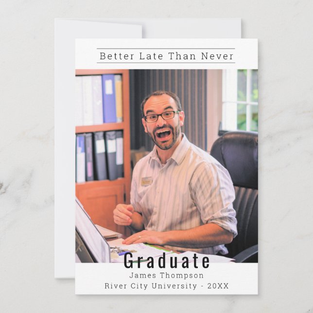 Anúncio Graduação Personalizada de Estudantes em Idade da  (Frente)