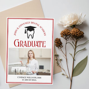 Anúncio Graduação Personalizada de Foto da Escola Dental V