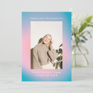 Anúncio Graduação Personalizada de Fotos do Groovy Mod Pas